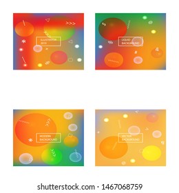 Trendy modern abstract background. Simple backdrop with simple muffled colors. Vector illustration concept. Orange elegant and easy editable smooth banner template.