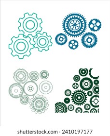 Trendy modern abstract background With Simple Shapes, Objects, Figures. Colorful Geometric Pattern. Trendy vector graphic elements for design. Modern monochrome print brutalism.  Fun colorful seamless