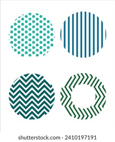 Trendy modern abstract background With Simple Shapes, Objects, Figures. Colorful Geometric Pattern. Trendy vector graphic elements for design. Modern monochrome print brutalism.  Fun colorful seamless
