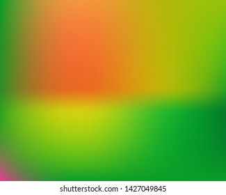 Trendy modern abstract background. Vector illustration space. Simple backdrop with bright rainbow colors. Green elegant and easy editable smooth banner template.