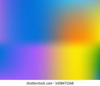 Trendy modern abstract background. Vector illustration vintage. Vibrant backdrop with bright rainbow colors. Blue elegant and easy editable smooth banner template.