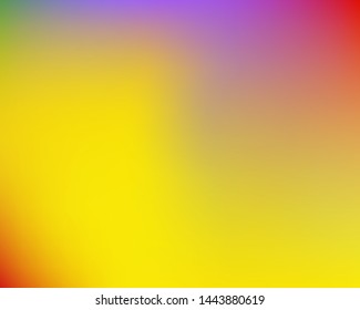 Trendy modern abstract background. Vector illustration art. Clean backdrop with bright rainbow colors. Yellow elegant and easy editable smooth banner template.