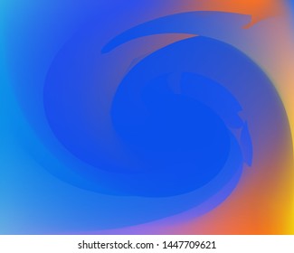 Trendy modern abstract background. Vector illustration art. Creative backdrop with soft muffled colors. Blue elegant and easy editable smooth banner template.