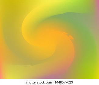 Trendy modern abstract background. Vector illustration texture. Commercial backdrop with bright rainbow colors. Yellow elegant and easy editable smooth banner template.