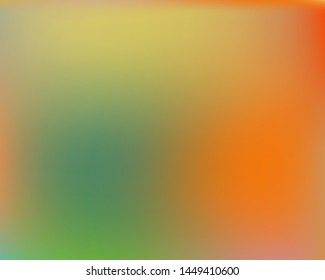 Trendy modern abstract background. Vector illustration texture. Liquid backdrop with simple muffled colors. Orange elegant and easy editable smooth banner template.