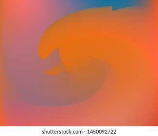 Trendy modern abstract background. Vector illustration concept. Futuristic backdrop with bright rainbow colors. Red elegant and easy editable smooth banner template.