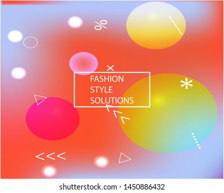Trendy modern abstract background. Vector illustration elements. Futuristic backdrop with simple muffled colors. Red elegant and easy editable smooth banner template.