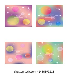 Trendy modern abstract background. Vector illustration layout. Clean backdrop with simple muffled colors. Pink elegant and easy editable smooth banner template.