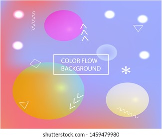 Trendy modern abstract background. Vector illustration pastel. Flat backdrop with simple muffled colors. Violet elegant and easy editable smooth banner template.