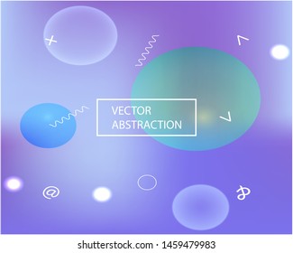 Trendy modern abstract background. Vector illustration theme. Commercial backdrop with simple muffled colors. Violet elegant and easy editable smooth banner template.