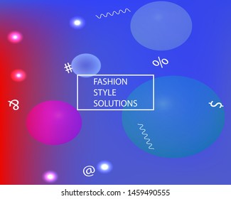 Trendy modern abstract background. Vector illustration texture. Light backdrop with simple muffled colors. Blue elegant and easy editable smooth banner template.