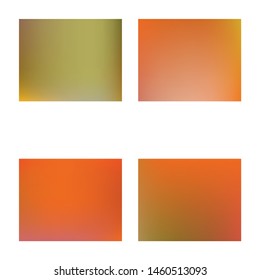 Trendy modern abstract background. Vector illustration flyer. Light backdrop with simple muffled colors. Orange elegant and easy editable smooth banner template.
