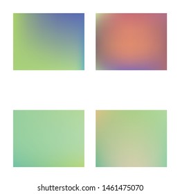 Trendy modern abstract background. Vector illustration space. Simple backdrop with simple muffled colors. Green elegant and easy editable smooth banner template.