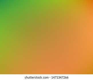 Trendy modern abstract background. Vector illustration flyer. Colorful backdrop with simple muffled colors. Orange and green elegant and easy editable smooth banner template.