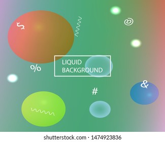 Trendy modern abstract background. Vector illustration texture. Minimal backdrop with simple muffled colors. Green colored, natural screen design for user interface or mobile app.