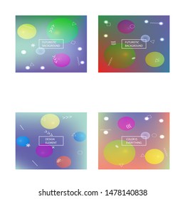 Trendy modern abstract background. Vector illustration theme. Flat backdrop with simple muffled colors. Violet elegant and easy editable smooth banner template.