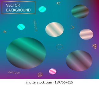 Trendy modern abstract background. Vector illustration concept. Vibrant backdrop with simple muffled colors. Pink elegant and easy editable smooth banner template.
