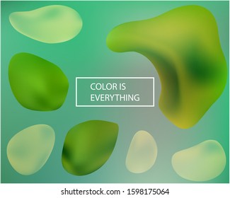 Trendy modern abstract background. Vector illustration flyer. Dynamic backdrop with colored bubbles and white shapes. Pink elegant and easy editable smooth banner template.
