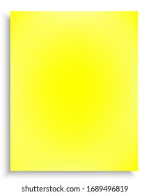 Trendy modern abstract background. Vector illustration wallpaper. Cool backdrop with smooth and soft shadow. Yellow trendy and easy editable colored banner template.