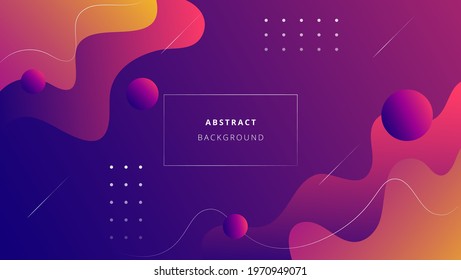 Trendy Modern Abstract Gradient Colorful Background