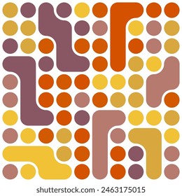 Trendige moderne abstrakte Muster mit geometrischen Formen, Geometrie-Grafiken. Geometrie moderne Rastermuster. Abstraktes Musterdesign. Grafikelement Moderner rosa-violetter Hintergrund