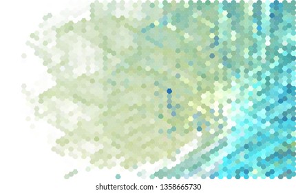 Trendy modern background with abstract halftone dots pattern.