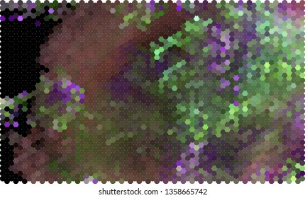 Trendy modern background with abstract halftone dots pattern.