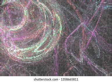 Trendy modern background with abstract halftone dots pattern.