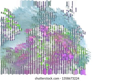 Trendy modern background with abstract halftone dots pattern.