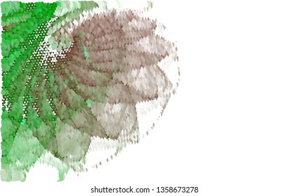 Trendy modern background with abstract halftone dots pattern.