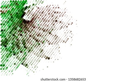 Trendy modern background with abstract halftone dots pattern.