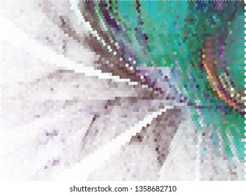 Trendy modern background with abstract halftone dots pattern.