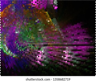 Trendy modern background with abstract halftone dots pattern.