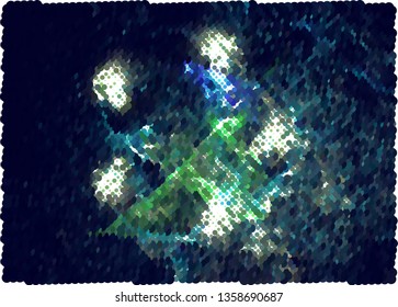 Trendy modern background with abstract halftone dots pattern.