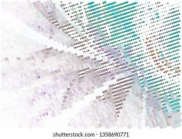 Trendy modern background with abstract halftone dots pattern.