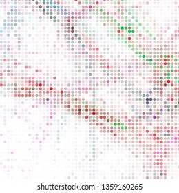 Trendy modern background with abstract halftone dots pattern.