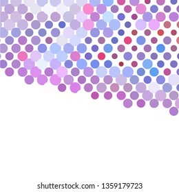 Trendy modern background with abstract halftone dots pattern. Blank space for text.