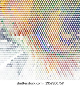 Trendy modern background with abstract halftone dots pattern. Blank space for text.