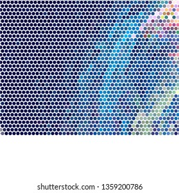 Trendy modern background with abstract halftone dots pattern. Blank space for text.