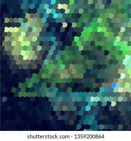 Trendy modern background with abstract halftone dots pattern. Blank space for text.