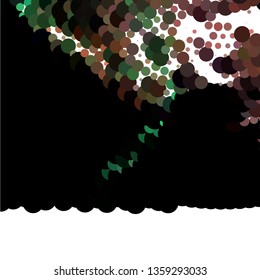 Trendy modern background with abstract halftone dots pattern. Blank space for text.