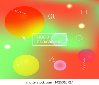 Trendy modern colourful background. Creative backdrop with bright rainbow colors. Vector illustration texture. Red elegant and easy editable smooth banner template.