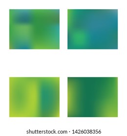Trendy modern colourful background. Vector illustration vintage. Commercial backdrop with bright rainbow colors. Green elegant and easy editable smooth banner template.