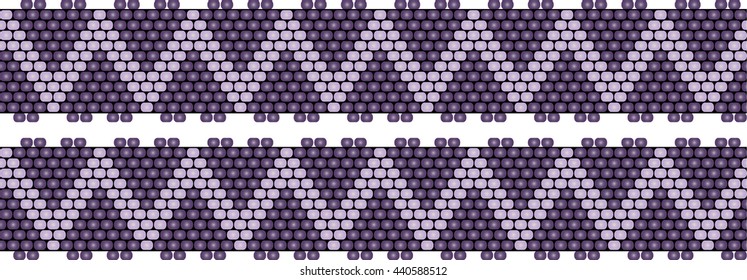 Trendy, modern ethnic  beaded, border, pattern, embroidery cross, diamonds, stripe