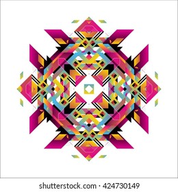 Trendy Modern Geometric Mandala