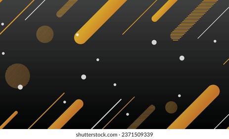 Trendy moderne Farbverlauf-abstrakte Hintergrund, schwarz-gelb Farben. Trendy geometrischer, moderner Designhintergrund