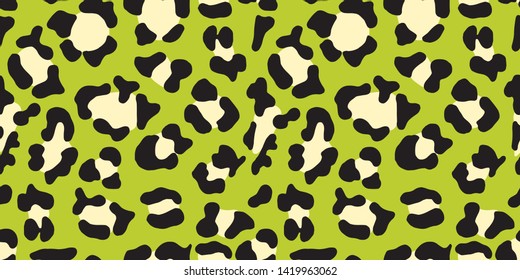 Trendy, modern vector seamless pattern with cheetah (leopard) texture. For textiles, factories, prints, manufactory, wallpaper, design, backgrounds. Safari style