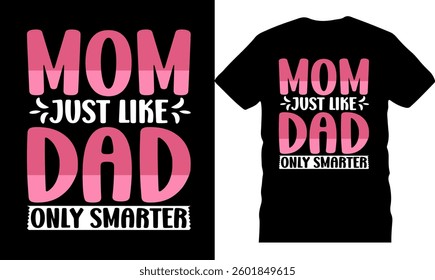 trendy mom typography t shirt design