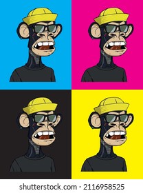 Trendy Monkey T-Shirt Design 2022