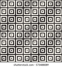 Trendy monochrome Line Lattice. Abstract Geometric Background Design. Vector Seamless Black and White Pattern.